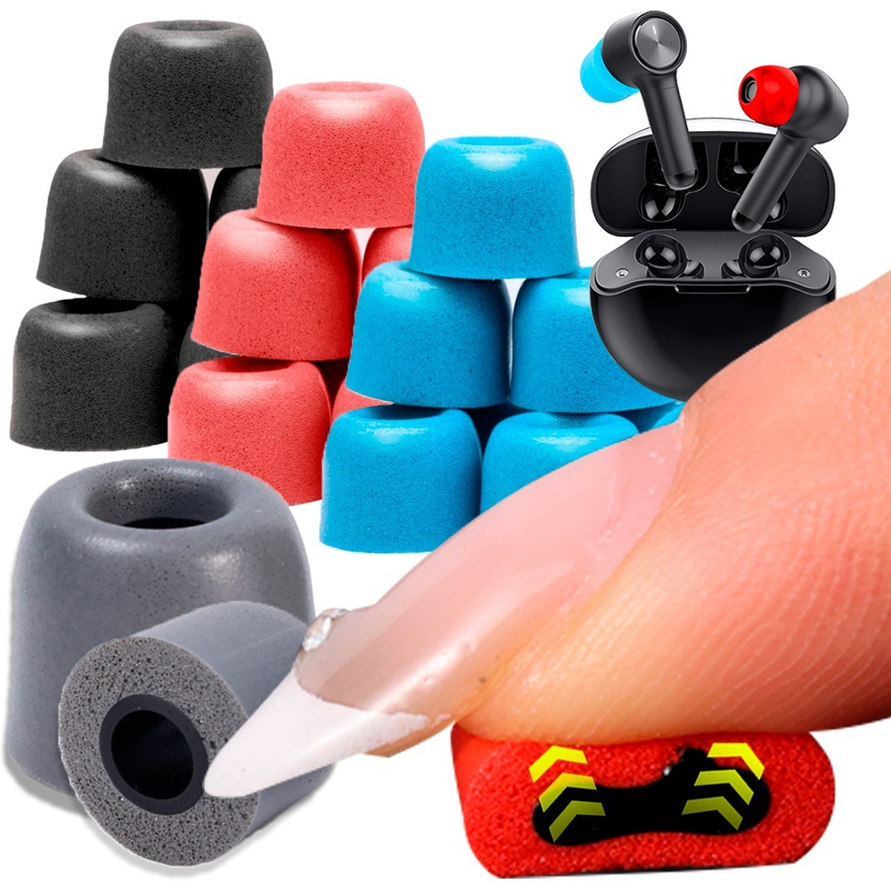 Earphone Foam Tip - 6-1 Pasang S/M/L Earbud Busa Memori