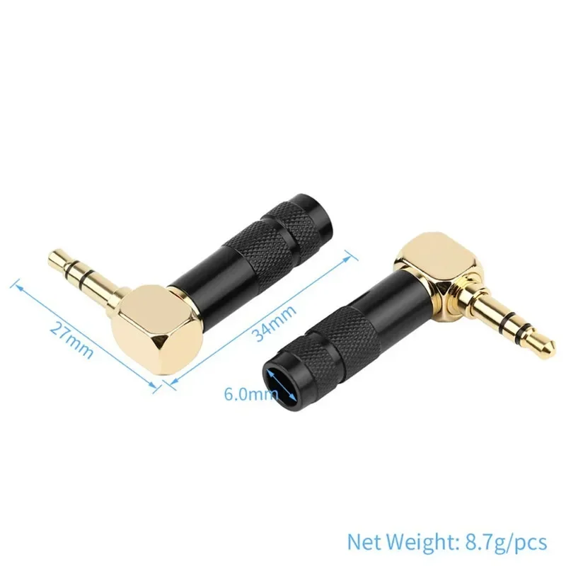 Jack 3,5 MM 90 Derajat 1/8' 3  - Audiophile Headphone Wired ulasan dan harga
